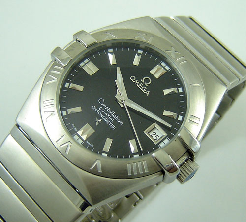 REPLICA OMEGA CO-AXIAL BLACK Ø42mm.
