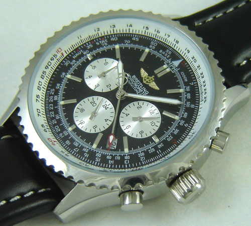 BREITLING NAVITIMER BLACK STRAP -