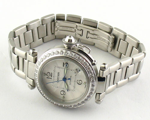 CARTIER LADY DIAMONDS WHITE QUARTZ