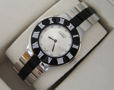CARTIER BLACK QUARTZ 38mm (C39)