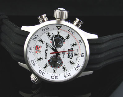 REPLICA MONTBLANC WHITE DIAL CHRONOGRAPH - 45mm