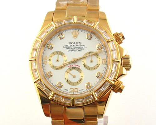 Replica Rolex DAYTONA GOLD WITH DIAMONDS 40mm.
