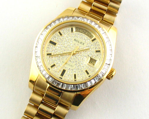Rolex Replica DATAJUST GOLD F859  -